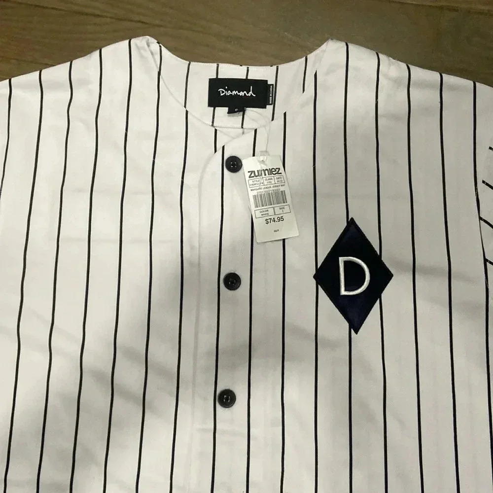Diamond supply baseball jersey